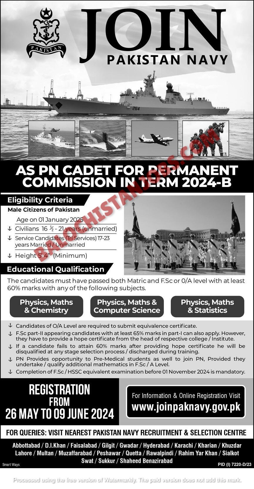 Pak Navy Jobs 2024