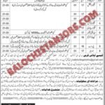 Cadet College Kohlu Jobs 2024