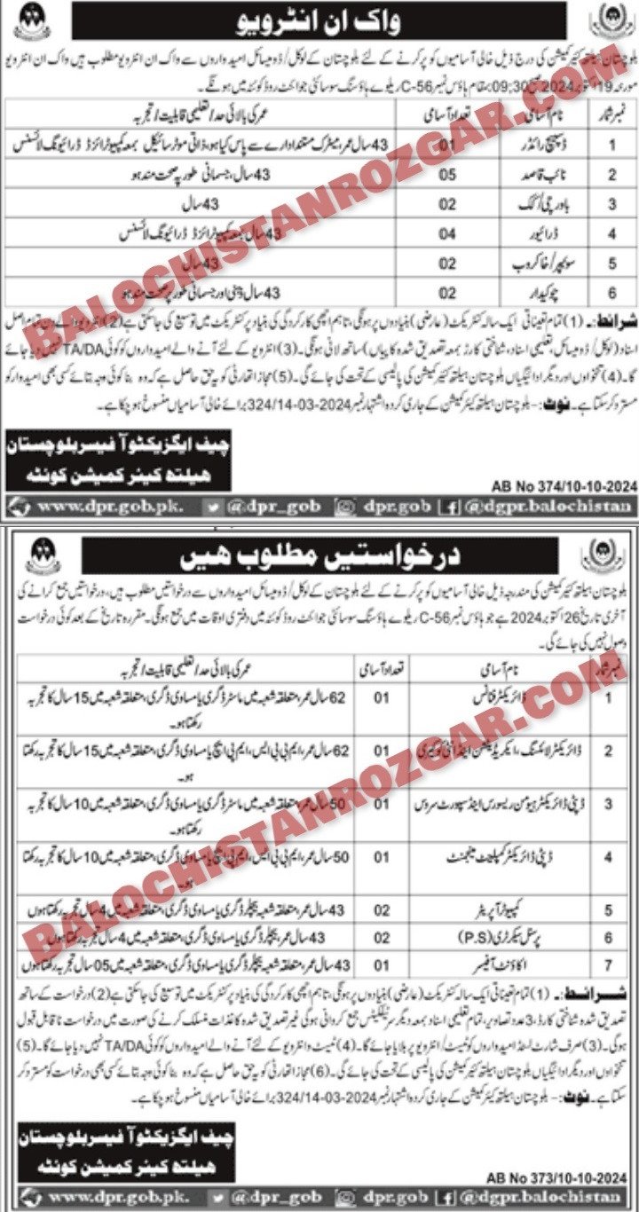 Balochistan Healthcare Commission BHC Jobs 2024