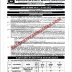 BPSC Advertisement No 1-2025 Jobs