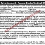 NGO Quetta Medical officer