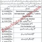 Health Department Immunization Program